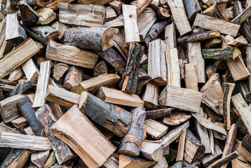 Hintergrund Brennholz