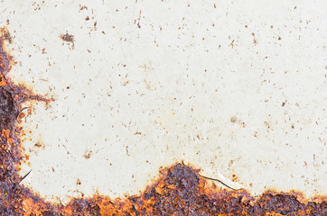 Rusty Metal, Corrosion of the surface, Grunge texture or background.