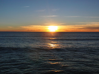Sonnenuntergang am Strand