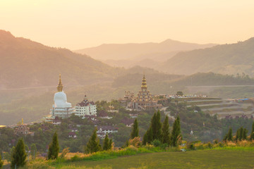 Wat pha sorn kaew during sunrise time