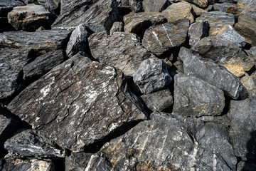 Background , Stone at the river