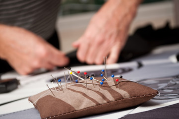 détail retouche couturier