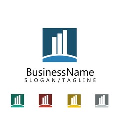 finance vector logo icon