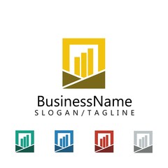 finance vector logo icon