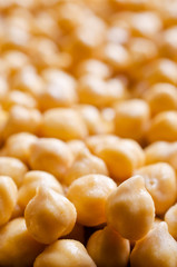 Background of raw chickpeas