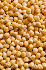Background of raw chickpeas