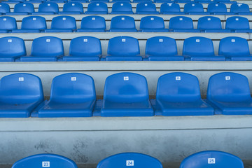 Empty bleachers - Stadium seats