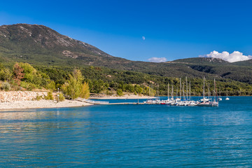 Lakeside Of Sainte Croix du Verdon Lake,France