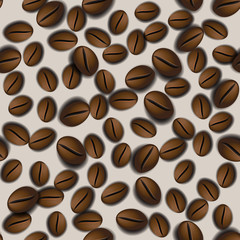 seamless coffee beans background