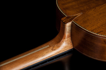 Obraz premium Classical guitar acoustic made by luthier Luciano Queiroz