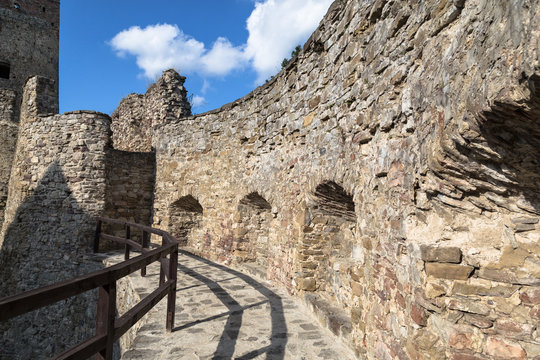 Castle in Stara Lubovna inside. Slovakia.