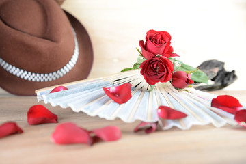 still life of concept love forever.