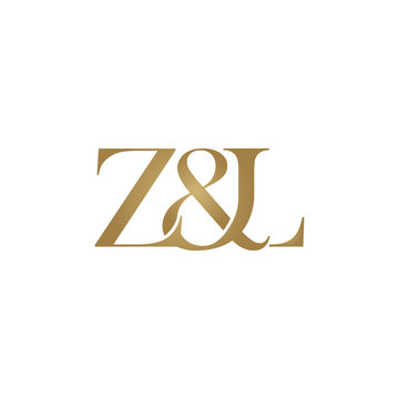 Z&L Initial logo. Ampersand monogram logo
