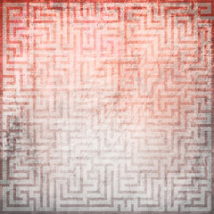 Labyrinth pattern background.