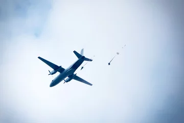 Keuken foto achterwand Luchtsport parachutisten