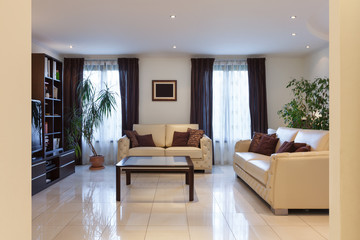 living room of a modern apartment