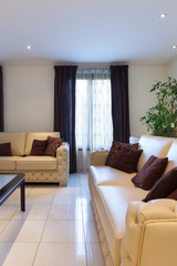 living room of a modern apartment