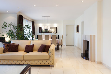 living room of a modern apartment