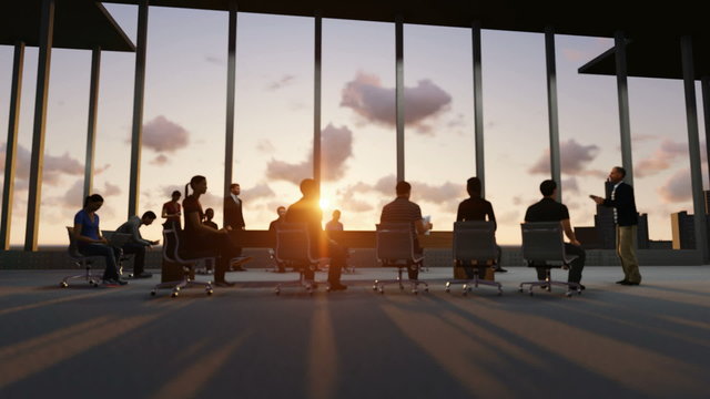 people meeting in the office
