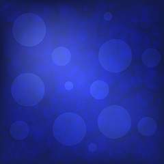 Christmas and New Year Holidays Blue Background. Vector