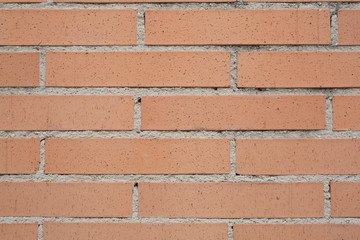 wall background Facing brick color clay