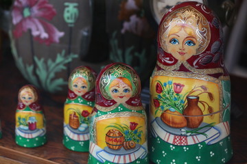 Matroschka Figuren aus Russland