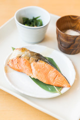 Grilled salmon