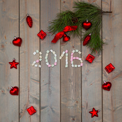 Abstract Christmas backgrounds with holiday decorations