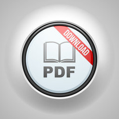 Fototapeta premium Download PDF button sign