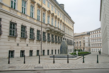 VIENNA, AUSTRIA - APRIL 23, 2010: Chancellor's Office of Austria - Bundeskanzleramt
