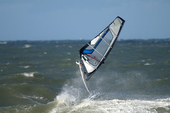 windsurfer in der nordsee