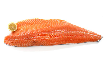 large salmon fillet