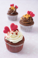 valentine cupcake