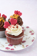 Valentine cupcake
