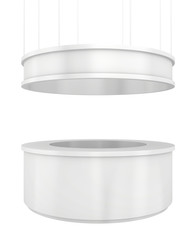 Blank exhibition stand