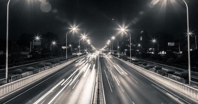 4K Black & White Stra&szlig;e