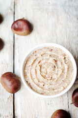 homemade chestnut paste