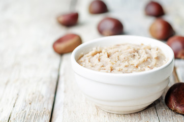 homemade chestnut paste