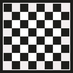 Black checkerboard