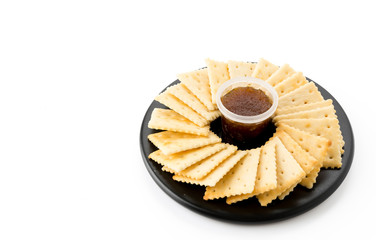 biscuit with pineapple jam