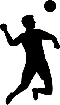 Fistball silhouette