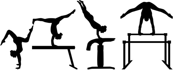 Rhythmic gymnastics pictogram - 98573798
