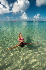 Grand Case beach, Saint Martin, French West Indies