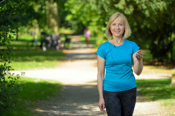 Unterhaltung beim Outdoor Sport