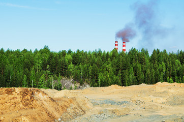 Fototapeta premium Ecology of the problem.