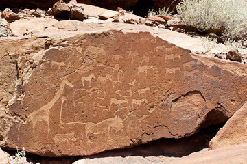 Namibia Afrika Twyfelfontain Epuwo