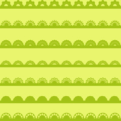 Vector set of border elements