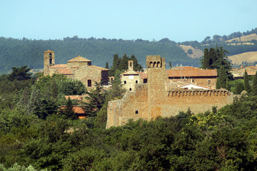 Italia,Toscana,Sovana,il paese.