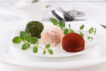 Appetizer, cheese balls