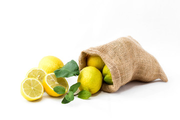 Juice drinks lemonade with mint